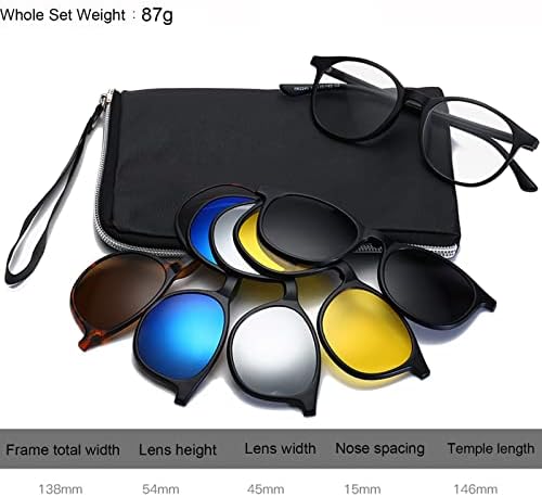 5-in-1 Magnetic Glasses Set