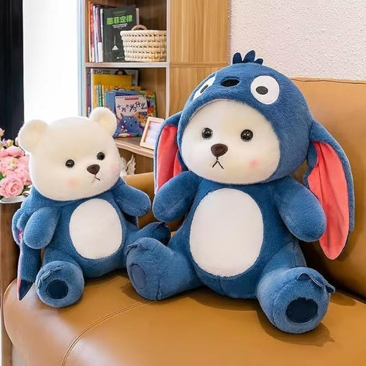 Blue Plush Toy Teddy Bear