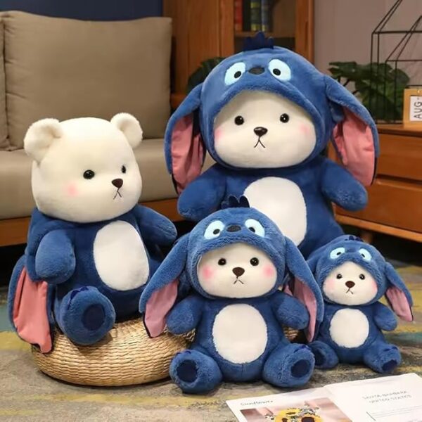 Blue Plush Toy Teddy Bear