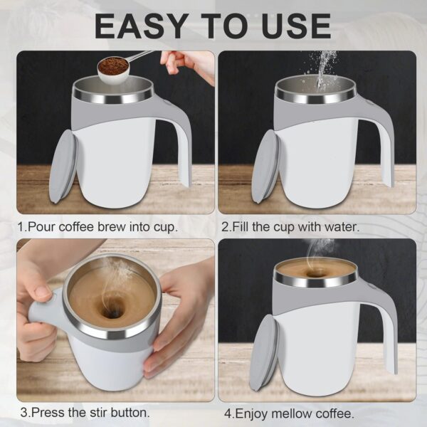 Automatic Stirring Coffee Mug