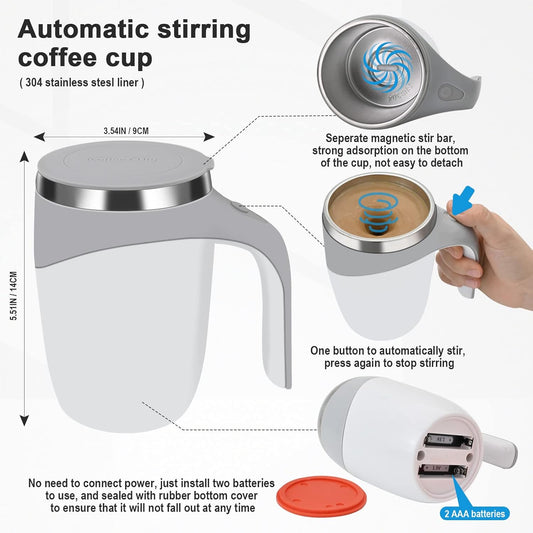 Automatic Stirring Coffee Mug