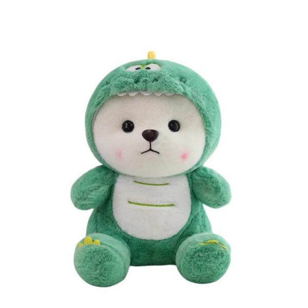 Green Stitch Hoodie Teddy Bear