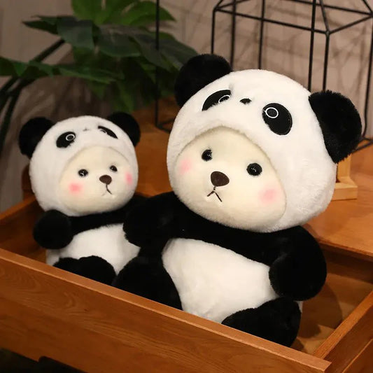 Panda Bear with Cap Plush Toy Teddy Bear